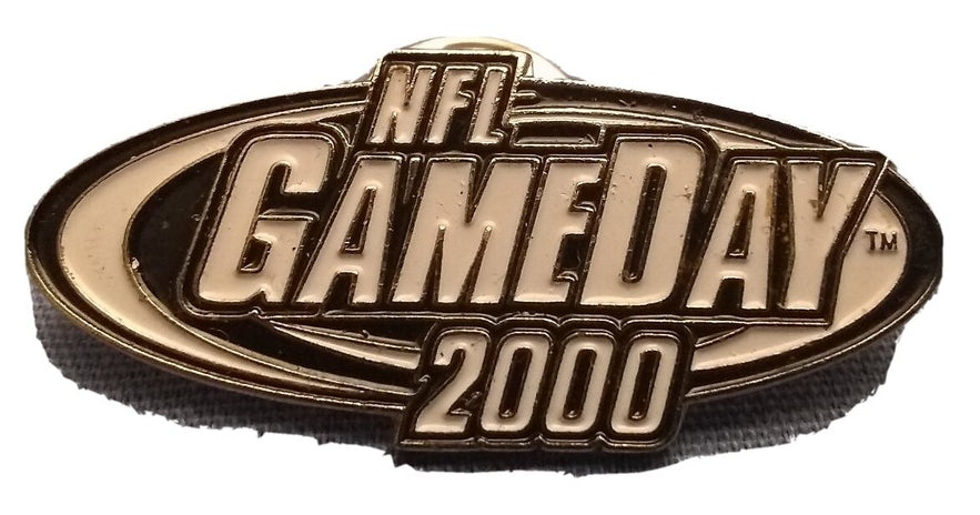 Playstation NFL Game Day 2000 Football Promo Pin - Promotional Video Game Items