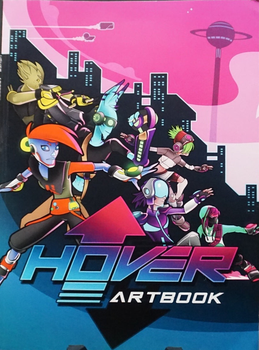 Hover Artbook Limited Run Games - Strategy Guide / Art Book