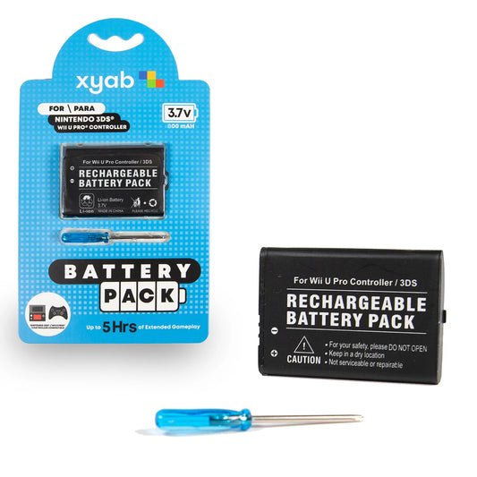 3DS & Wii U Pro Controller 3.7v Battery [XYAB] - Nintendo 3DS