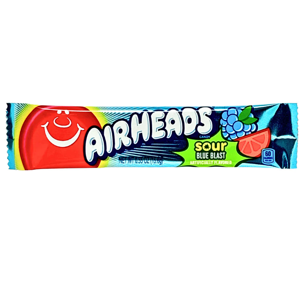 AirHeads 0.55oz - Sour Blue Blast - Candy / Snacks