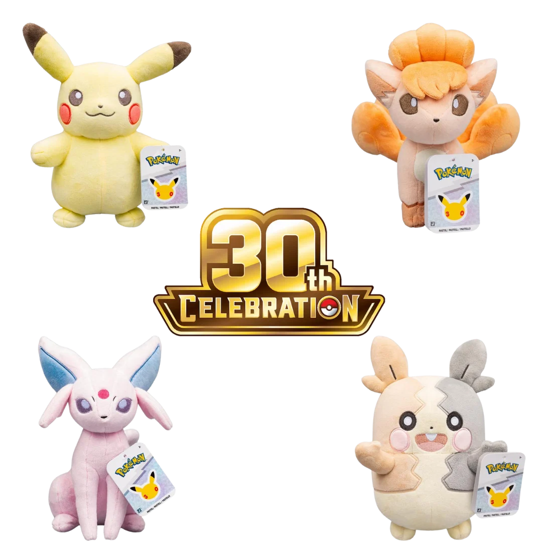 Pokemon 30th Anniversary Pastel Plush [Random] [Jazwears] - Plush