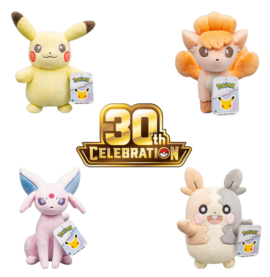 Pokemon 30th Anniversary Pastel Plush [Random] [Jazwears] - Plush