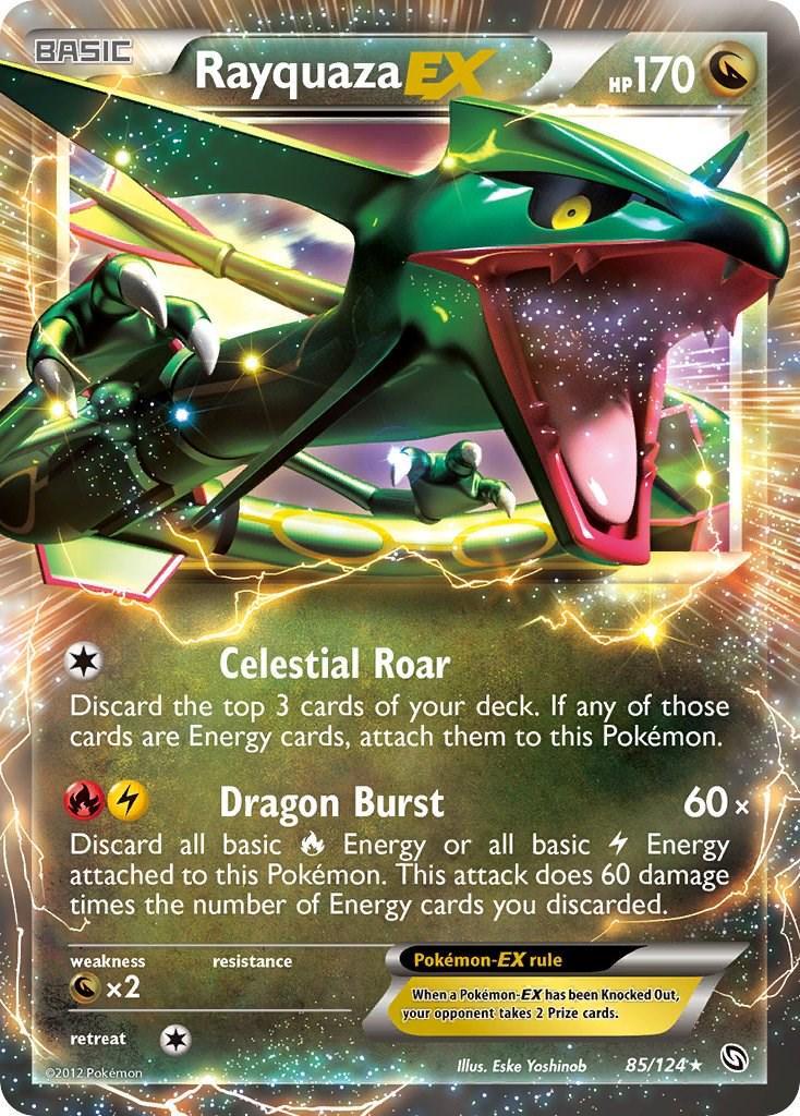 Rayquaza EX #85 - Pokemon Dragons Exalted