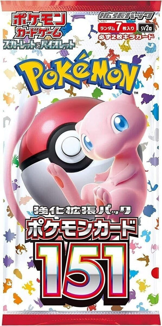 Pokemon - Japanese Scarlet & Violet 151 Booster Pack - Sealed Pokemon Product