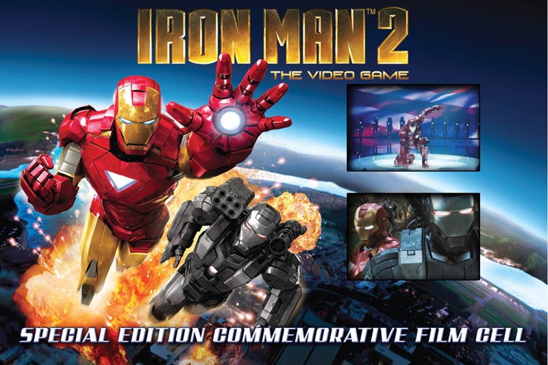 Iron Man 2 The Video Game Special Edition Commemorative Film Cell - Promotional Video Game Items