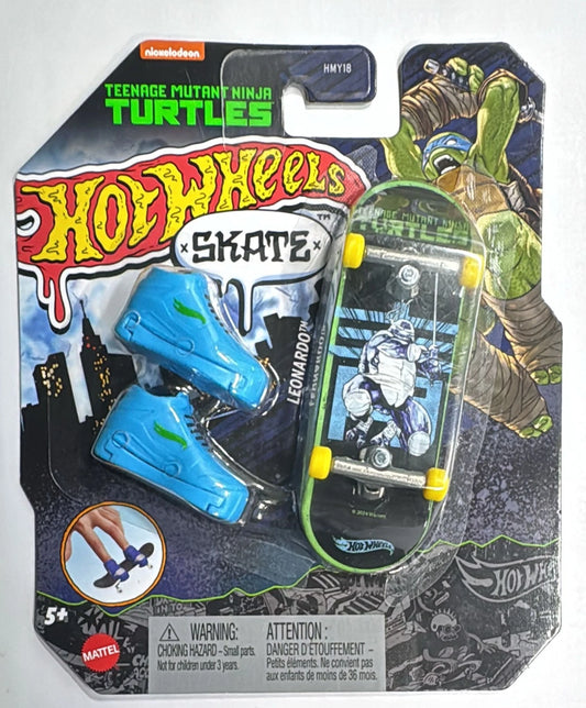 Teenage Mutant Ninja Turtles Leonardo Fingerboard [Hotwheels Skate 2023] - Action Figure / Statue