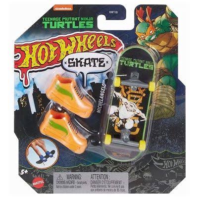 Teenage Mutant Ninja Turtles Michaelangelo Fingerboard [Hotwheels Skate 2023] - Action Figure / Statue