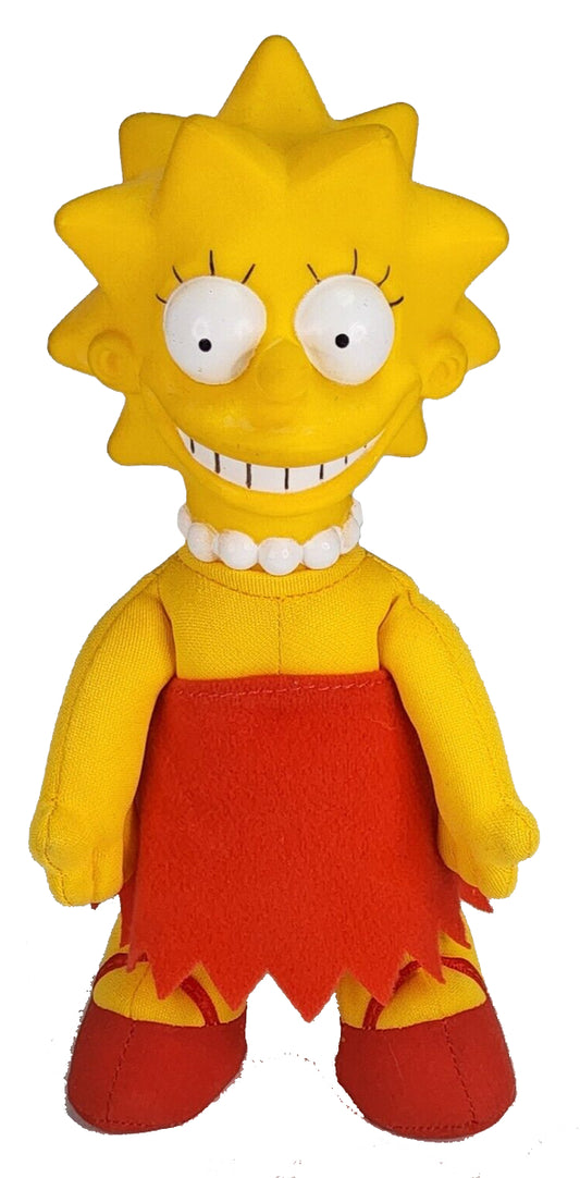 The Simpsons - Lisa Simpson 8in Burger King Plush Toy [1990]  - Action Figure / Statue