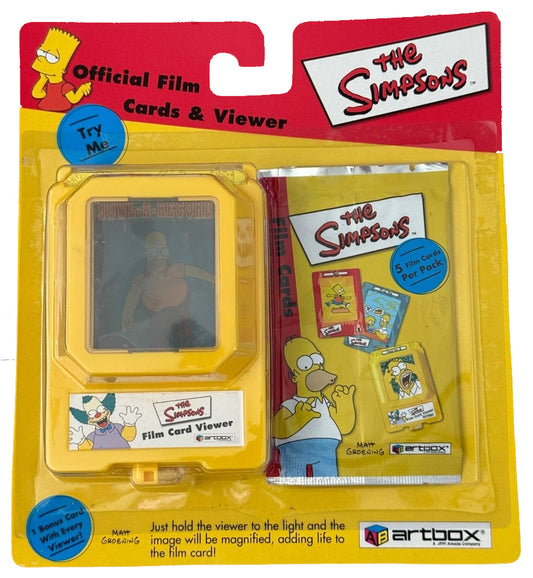 The Simpsons Film Cards + Viewer [Artbox 2000] - Misc. Toys