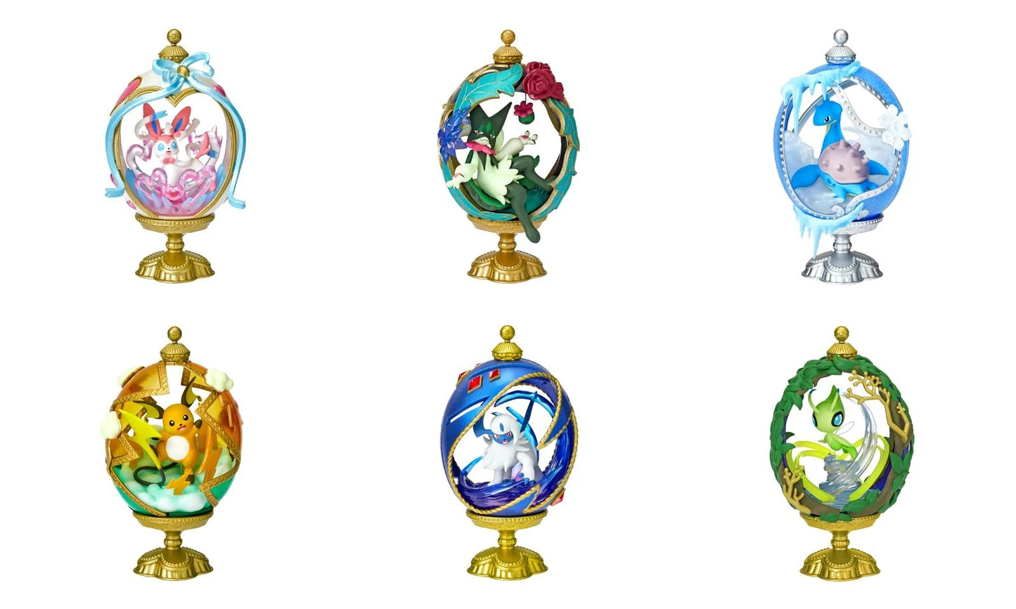 Pokemon - Re-Ment Ovaltique Collection 2 Luminous Blind Box Figure - Action Figure / Statue