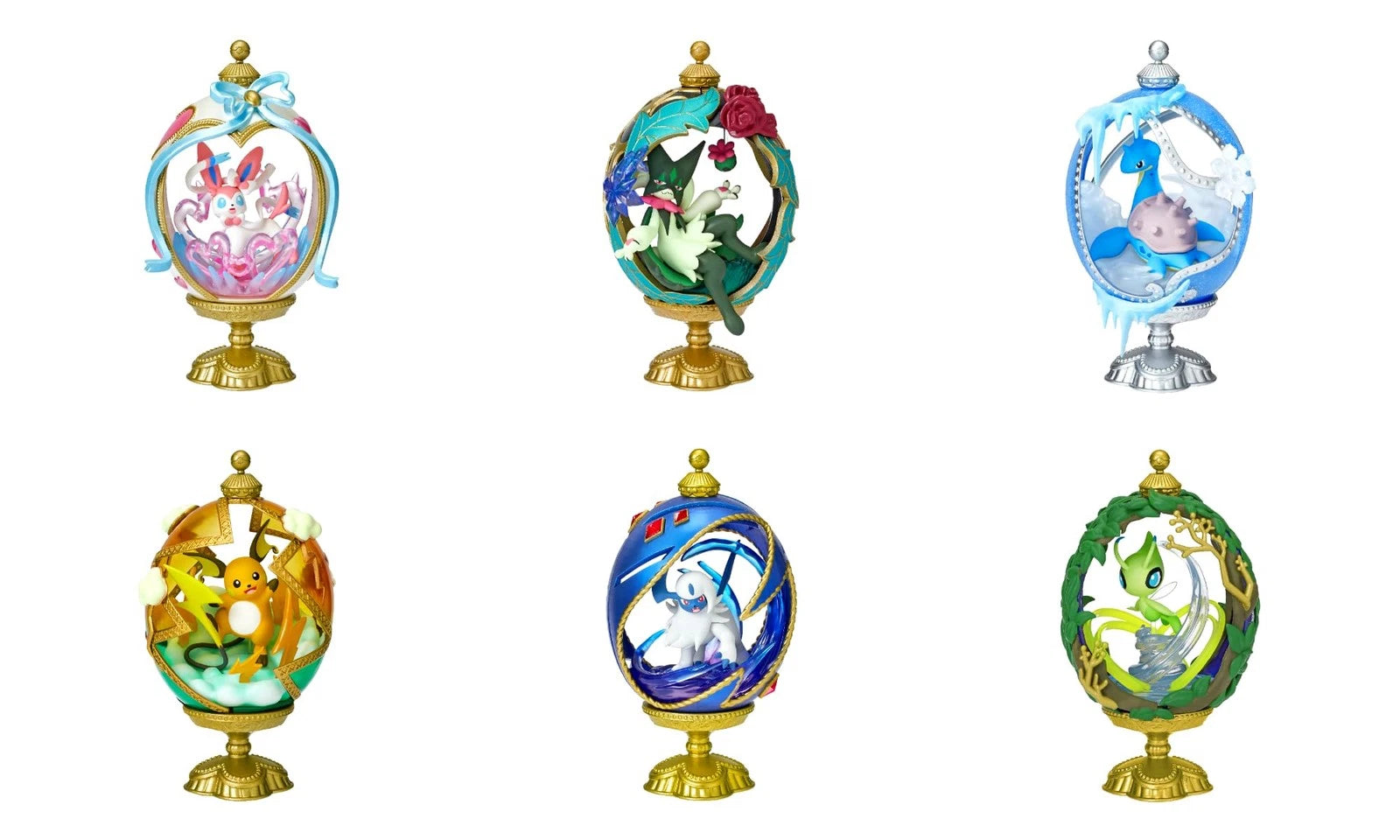 Pokemon - Re-Ment Ovaltique Collection 2 Luminous Blind Box Figure - Action Figure / Statue