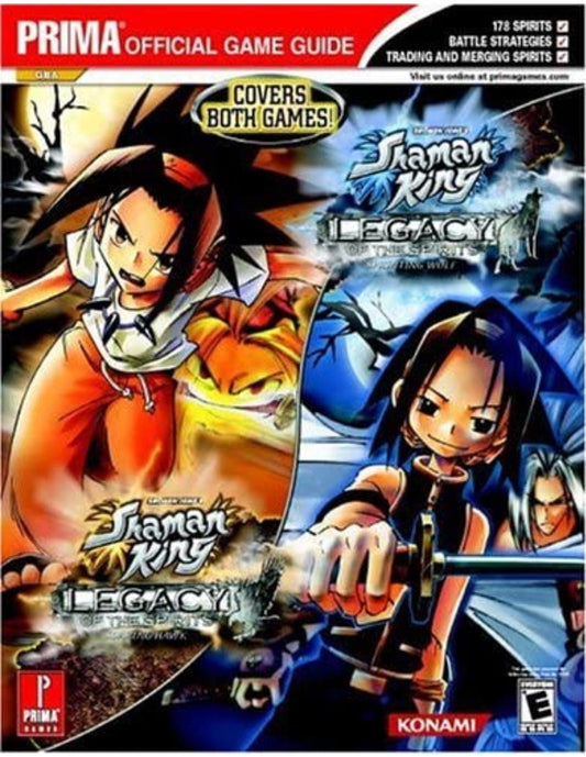 Shaman King Legacy of the Spirits Soaring Hawk / Sprinting Wolf Prima Strategy Guide - Strategy Guide / Art Book