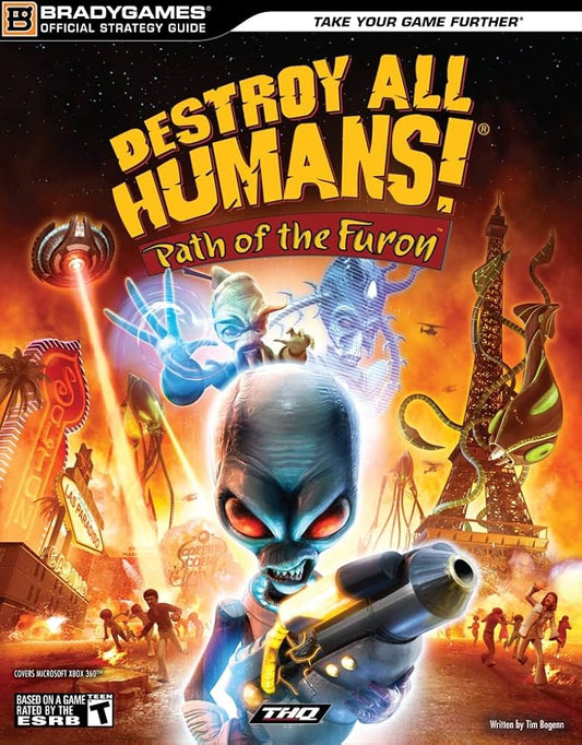 Destroy All Humans Path of the Furon BradyGames Official Strategy Guide - Strategy Guide / Art Book